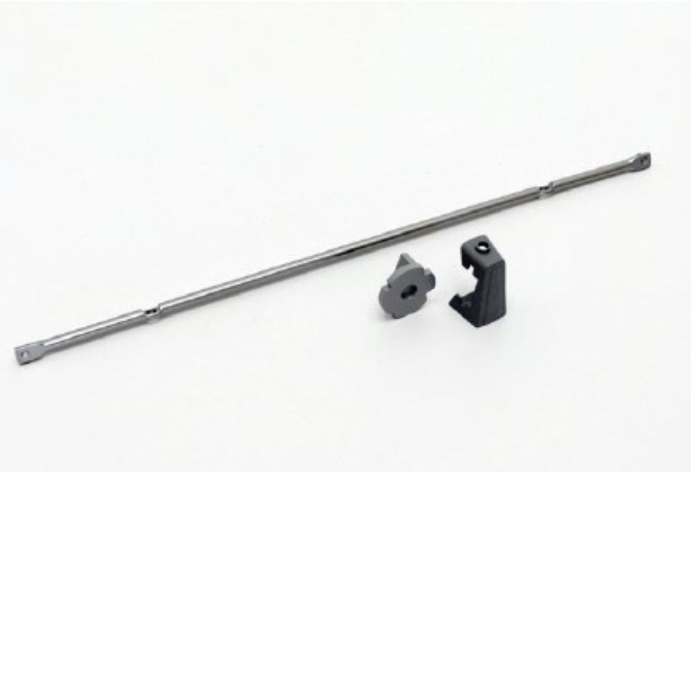 Set conectori prindere usa Kessebohmer Tandem Side, silver, pentru sistem H1700 mm / front 600 mm