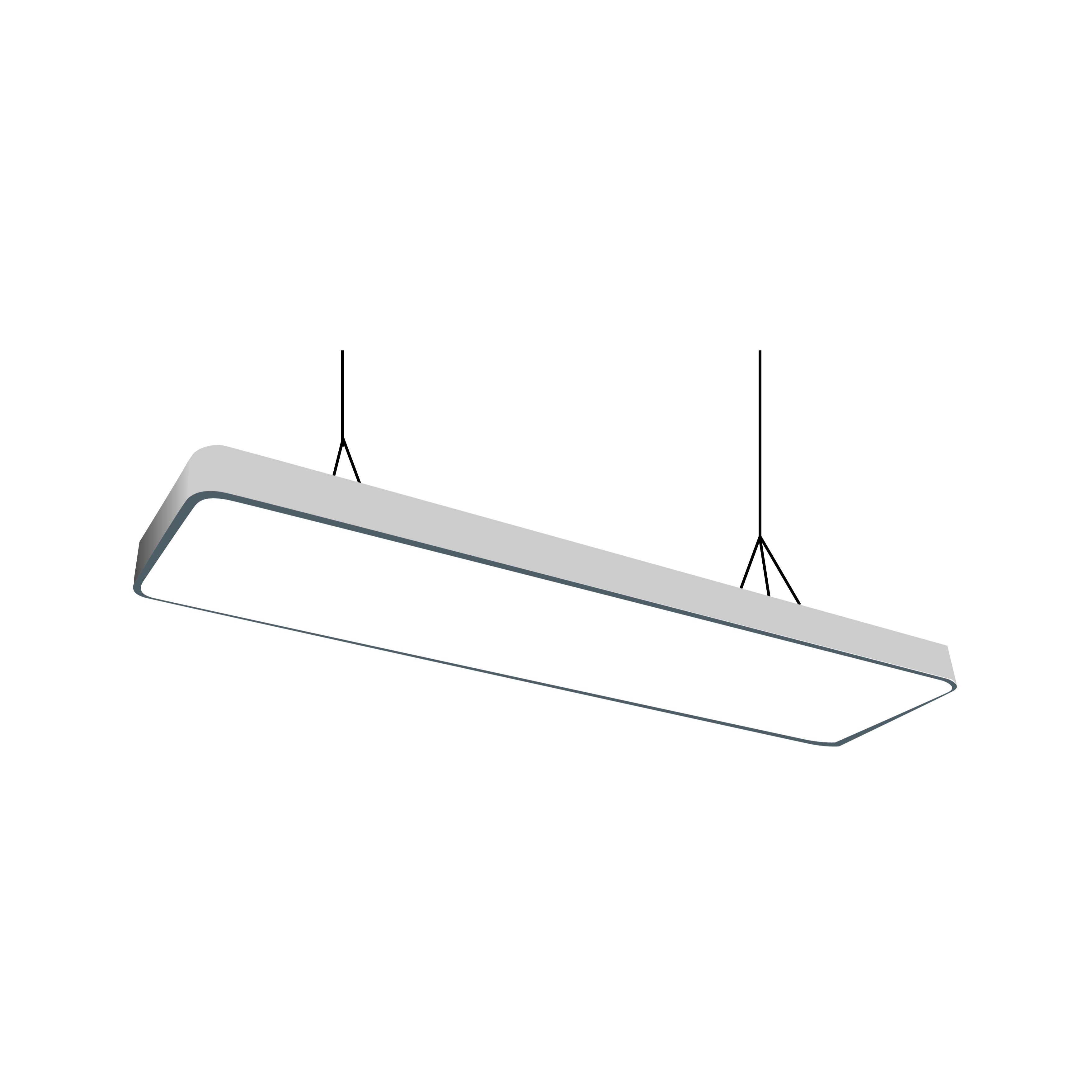 Lampa LED de birou Fucida FD-48W/200A/840L/WH, 48 W, alb, 1200 x 200 x 55 mm