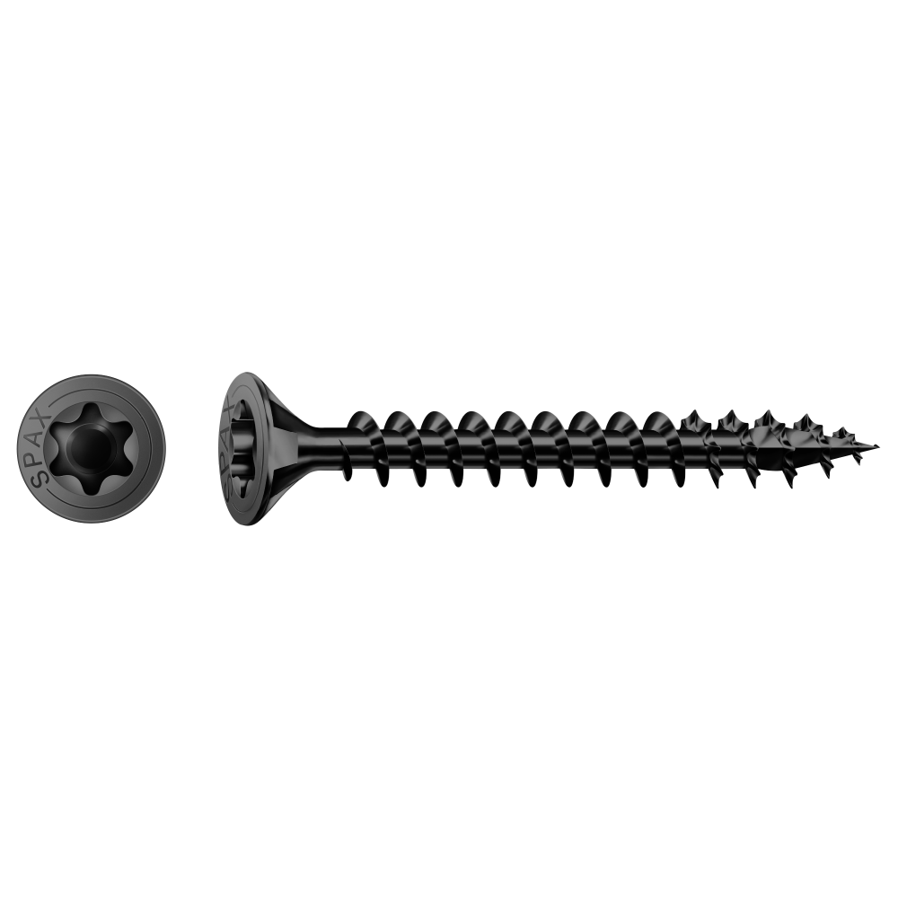 Surub pentru lemn Spax T-STAR Plus, cu cap inecat, otel, Ø 5 mm, L 50 mm