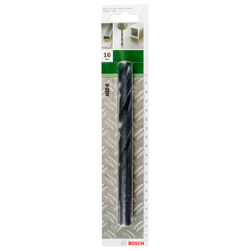 Burghiu Bosch HSS-R DIN 338, mandrina standard, pentru metal, 16 mm
