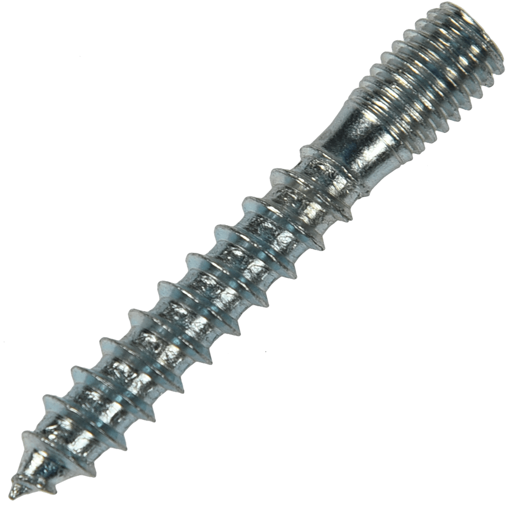 Prezon pentru lemn si metal, otel zincat, M6 x 120 mm, L50/M50