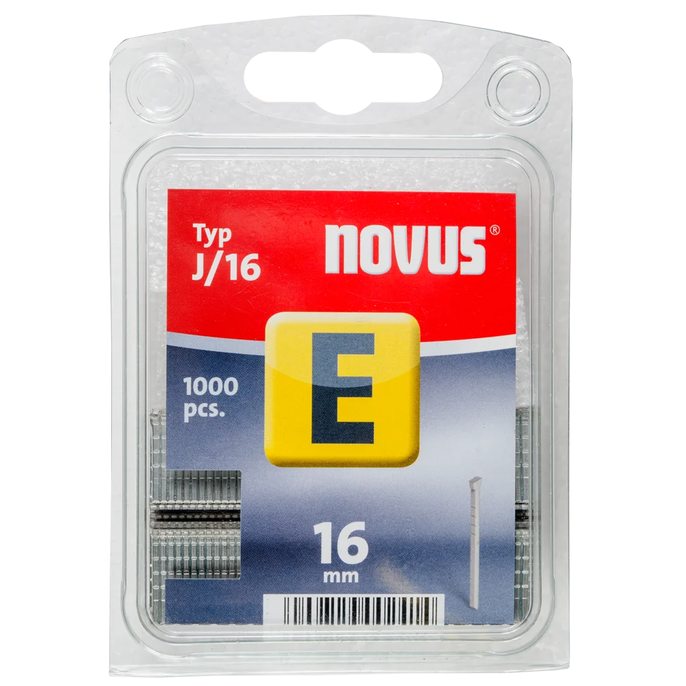 Cuie zincate Novus 16 mm pentru capsator pneumatic, 1000 bucati