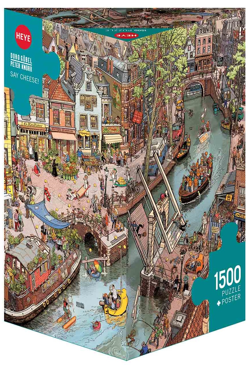 Puzzle Heye din 1500 de piese - Spune „Zambeste!”, Gobell / Knorr