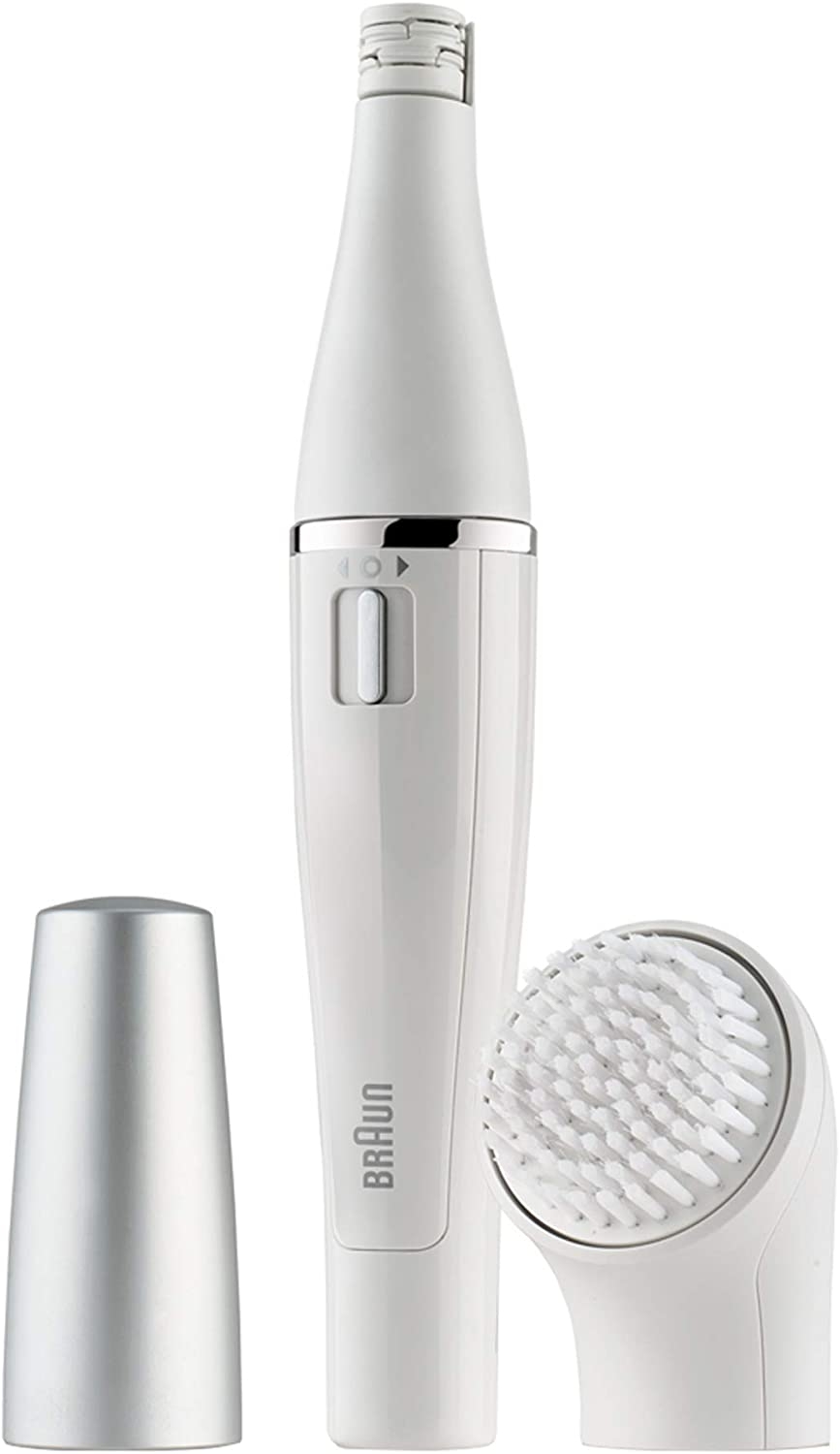 Epilator facial Braun - Face 810, 1 viteaza, 3 rezerve, alb