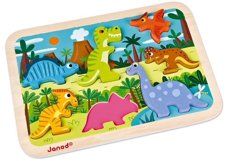 Puzzle 3D Janod - Dinozauri