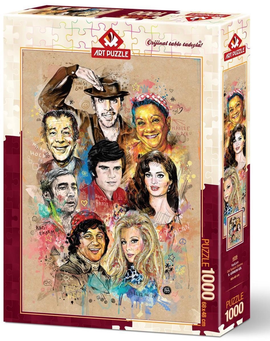 Puzzle Art Puzzle din 1000 de piese - Vechi cinematograf turcesc, R. Gyorkyam Gul