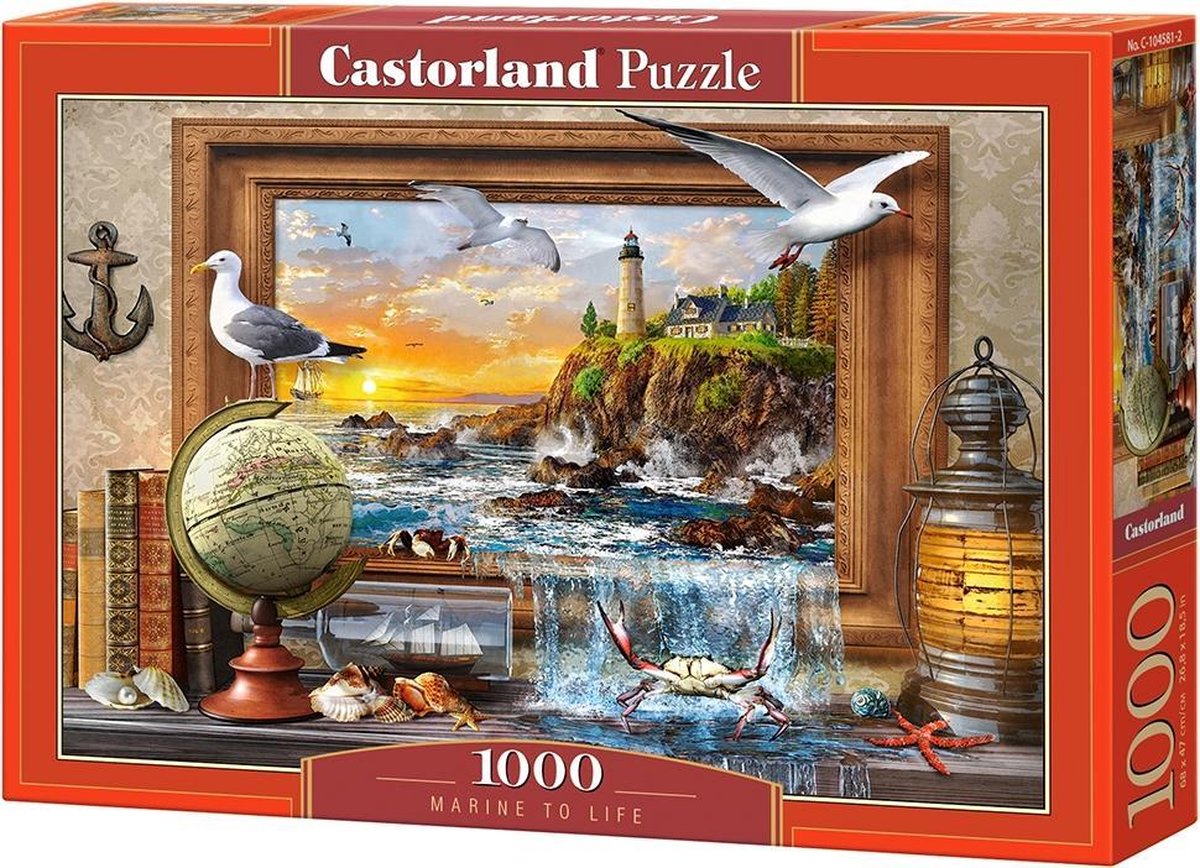 Puzzle Castorland din 1000 de piese - Marine to Life