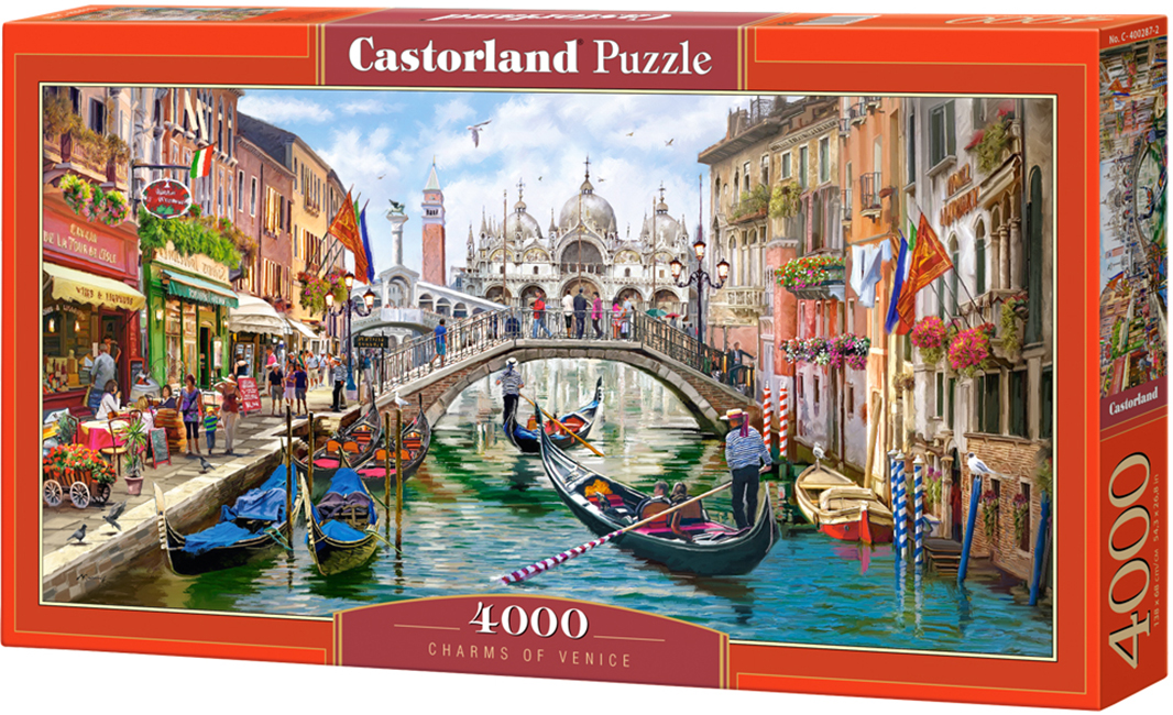 Puzzle panoramic Castorland din 4000 de piese - Farmecul Venetiei, Richard Macneil