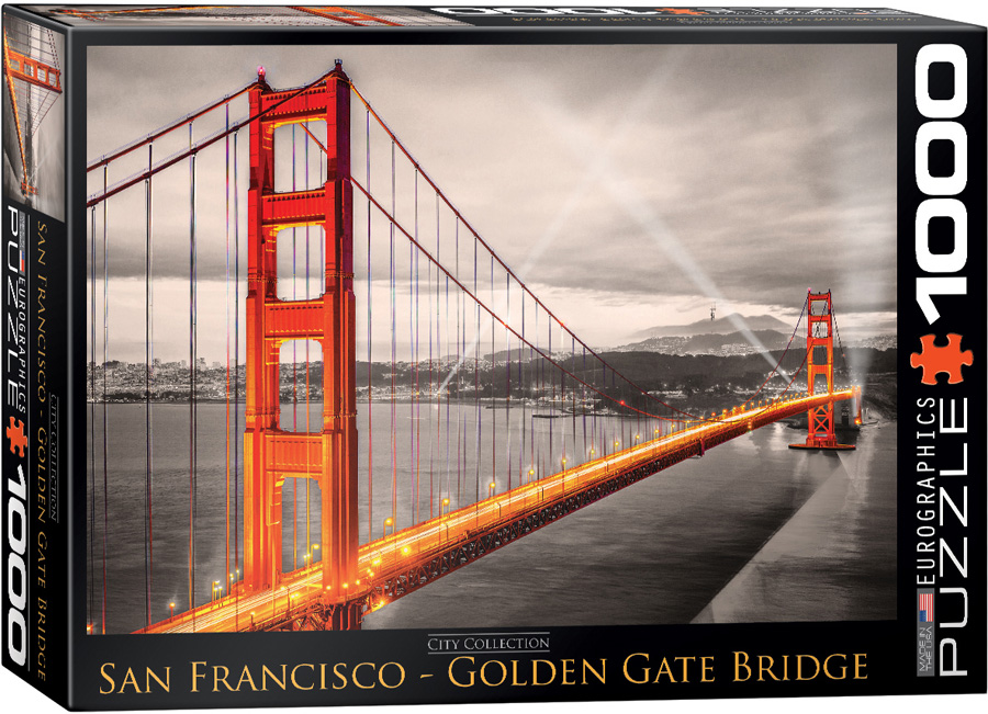 Puzzle Eurographics din 1000 de piese - Podul Golden Gate, San Francisco