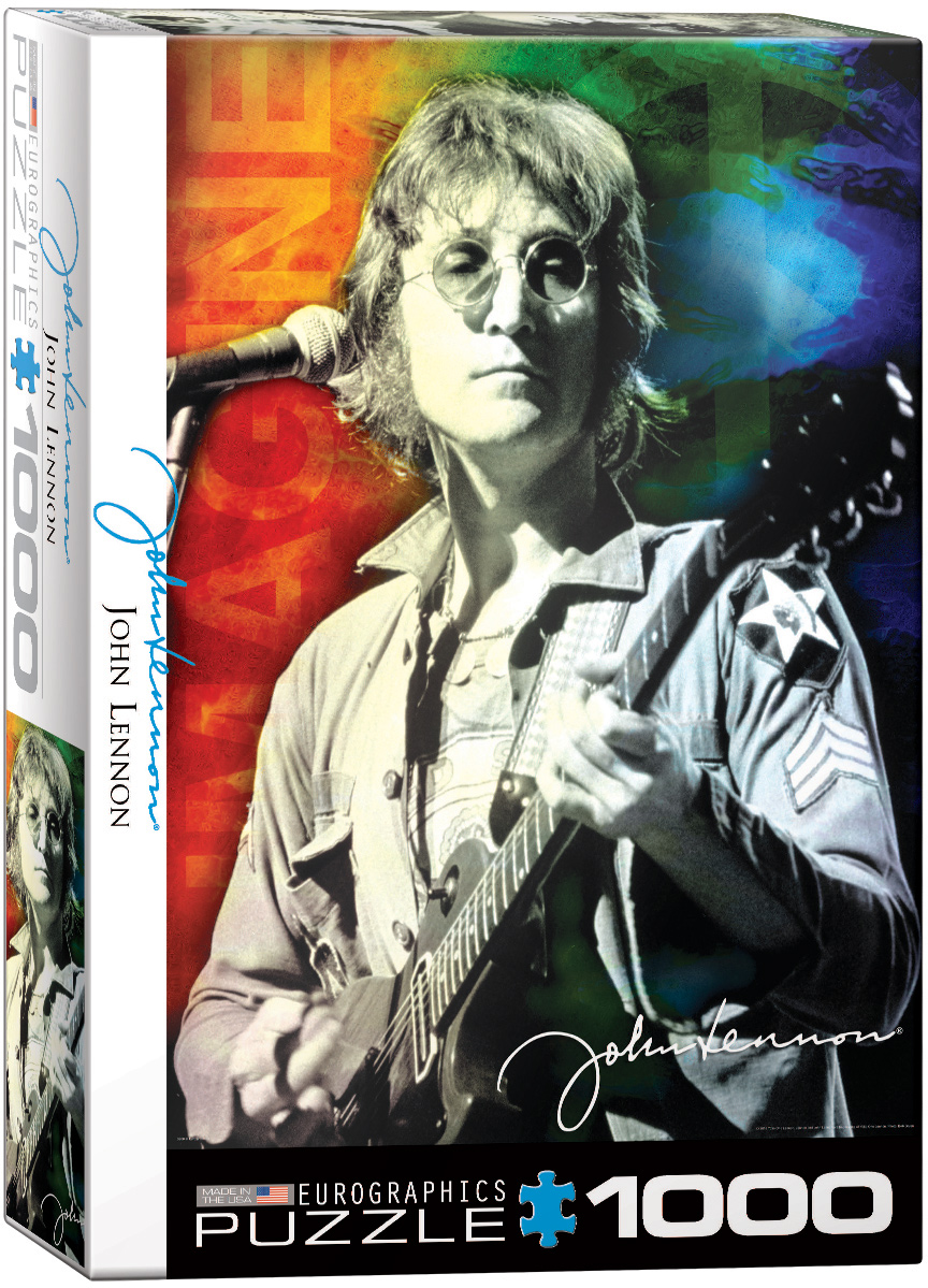 Puzzle Eurographics din 1000 de piese - John Lennon in New York