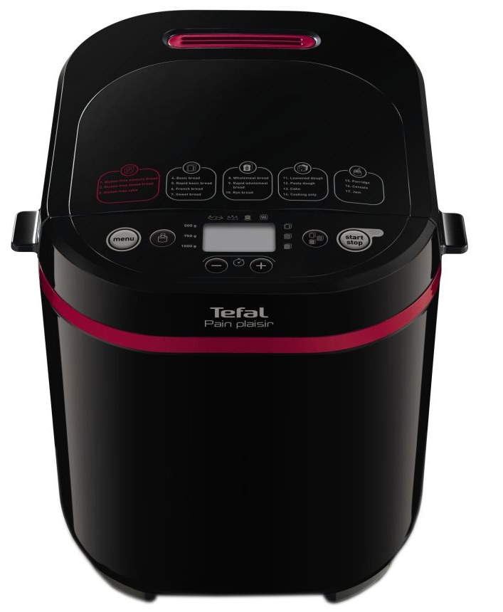 Maşină de pâine Tefal - PF220838, 650W, 17 programe, neagră