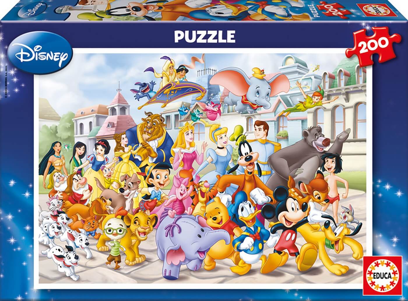 Puzzle Educa din 200 de piese - Parada Disney