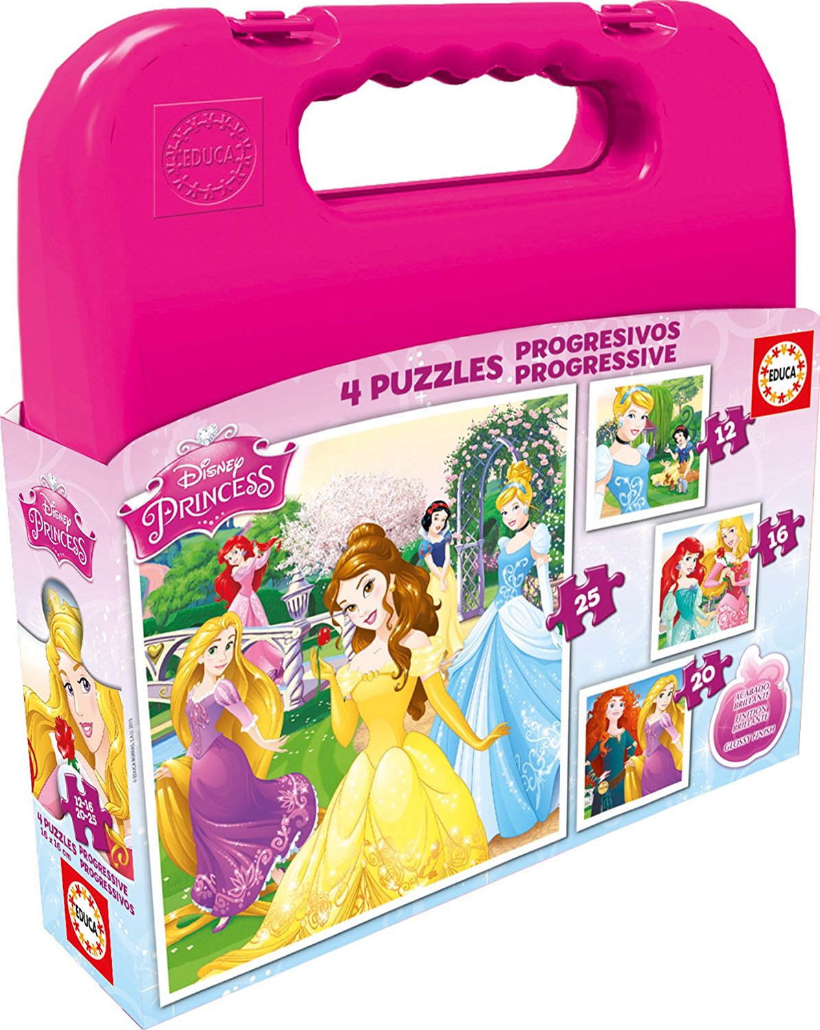 Puzzle in cutie  Educa 4 in 1 - Disney Princess