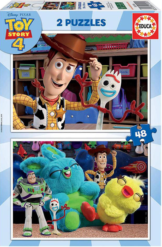 Puzzle Educa din 2 x 48 de piese -Toy Story 4