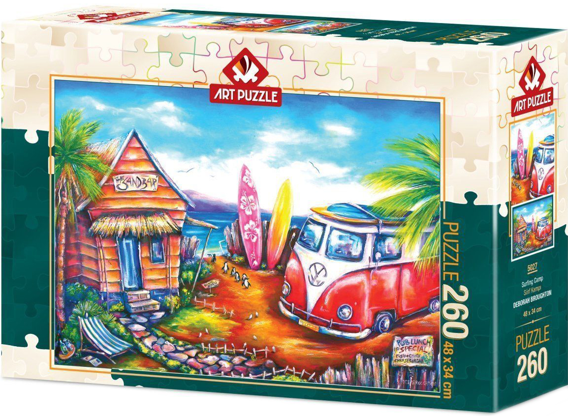 Puzzle Art Puzzle din 260 de piese - Surfing Camp