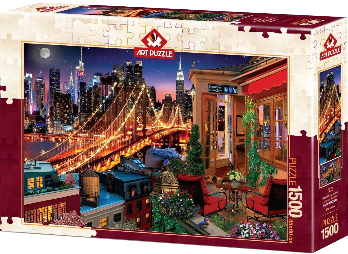 Puzzle Art Puzzle din 1500 de piese - Brooklyn By Terrace, David M.