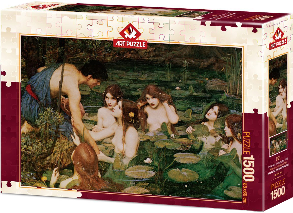 Puzzle Art Puzzle din 1500 de piese - Hylas And The Nymphs, 1896