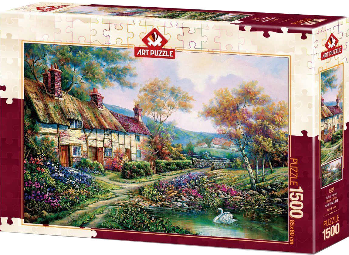 Puzzle Art Puzzle din 1500 de piese - Spring Garden, Carl Valente