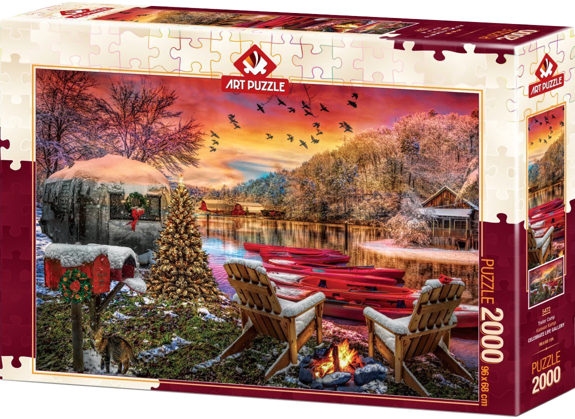 Puzzle Art Puzzle din 2000 de piese -Trailer Camp
