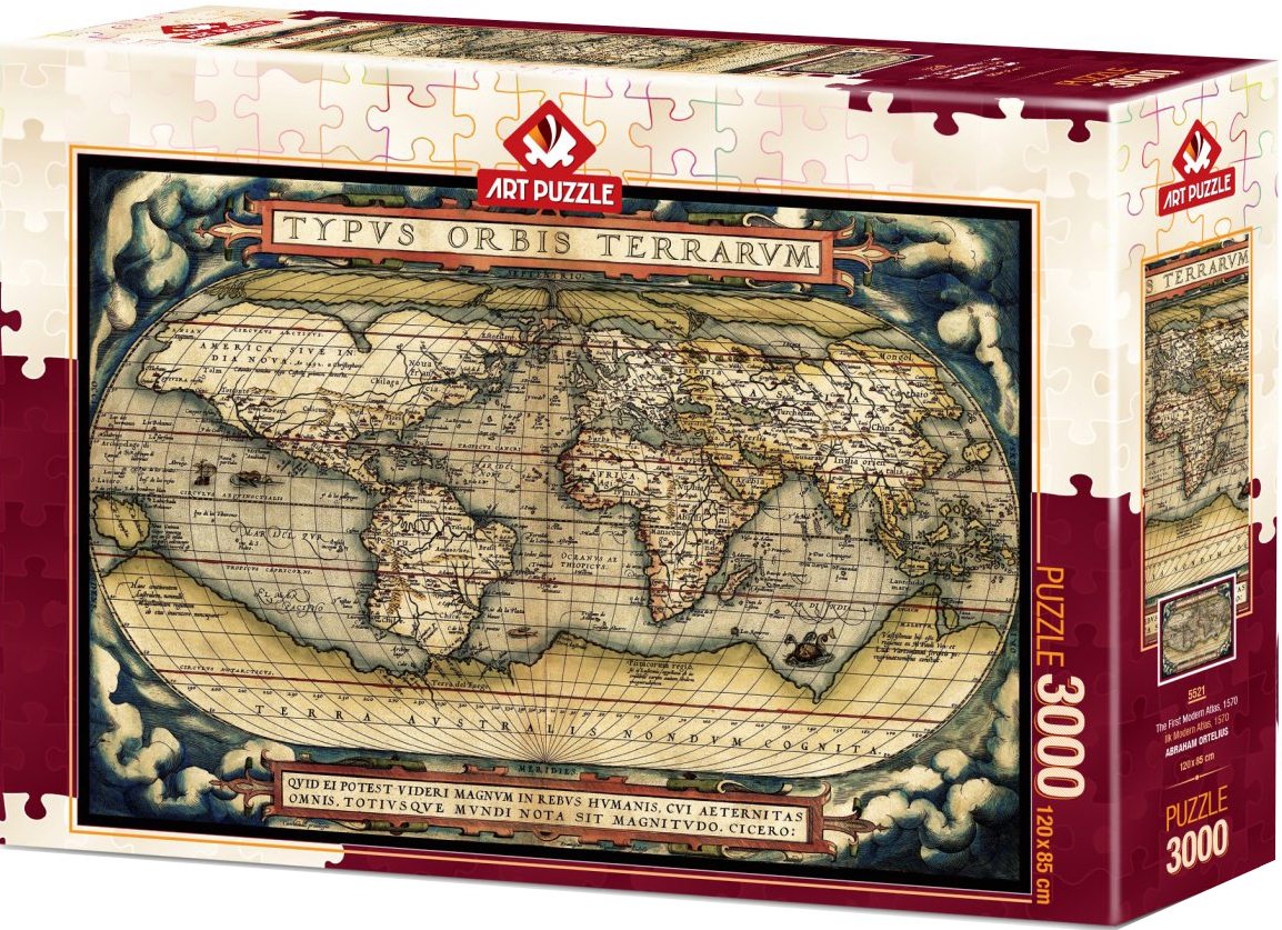 Puzzle Art Puzzle din 3000 de piese -The First Modern Atlas, 1570