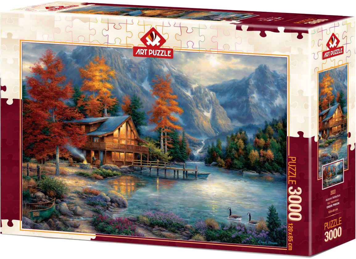 Puzzle Art Puzzle din 3000 de piese - Autumn Reflection