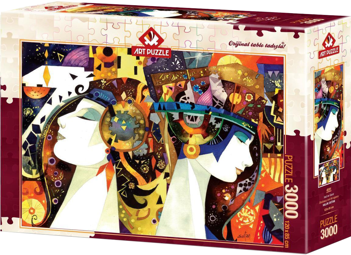 Puzzle Art Puzzle din 3000 de piese - Perseverenta si aroganta Haluk Evitan