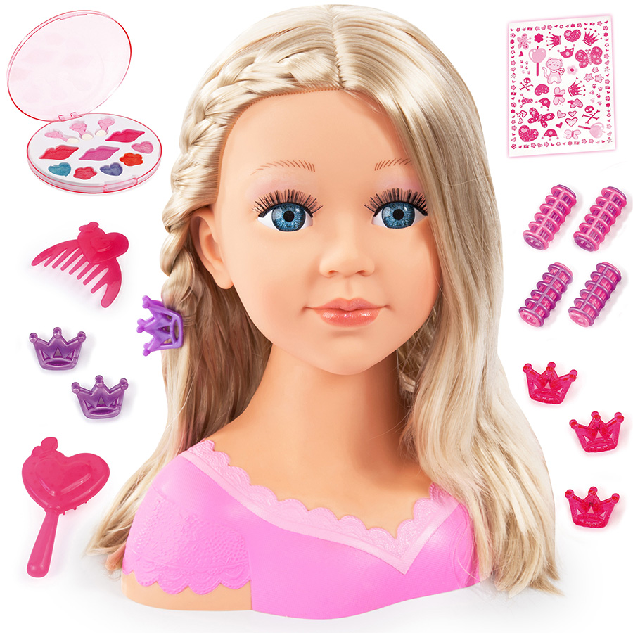 Model pentru coafuri si machiaj Bayer - Charlene, 27 cm, cu accesorii