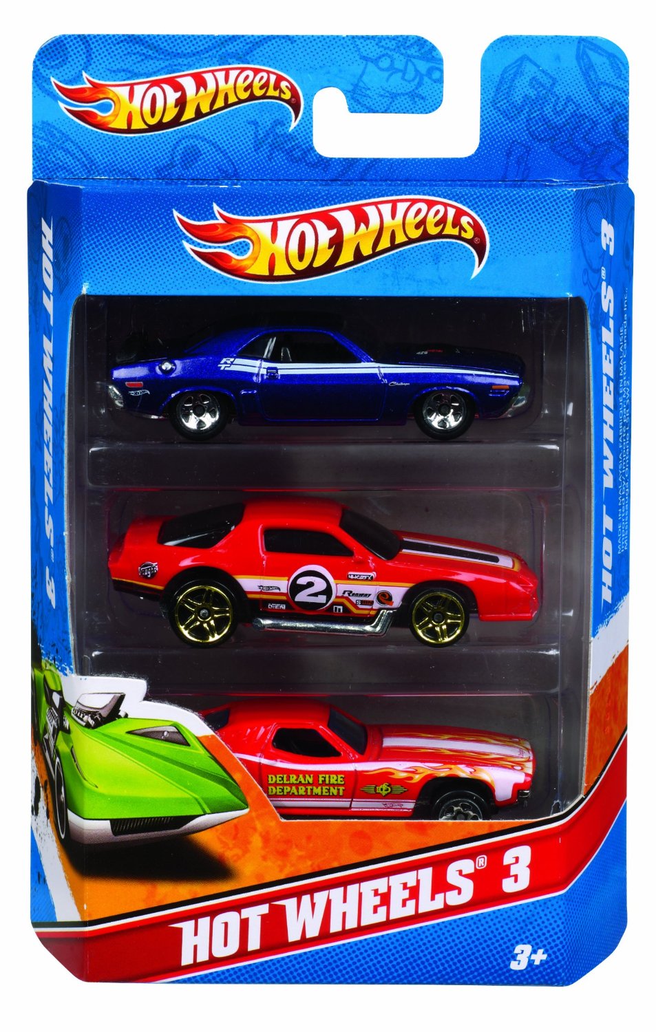 Set masinute metalice Mattel - Hot Wheels, 3 bucati