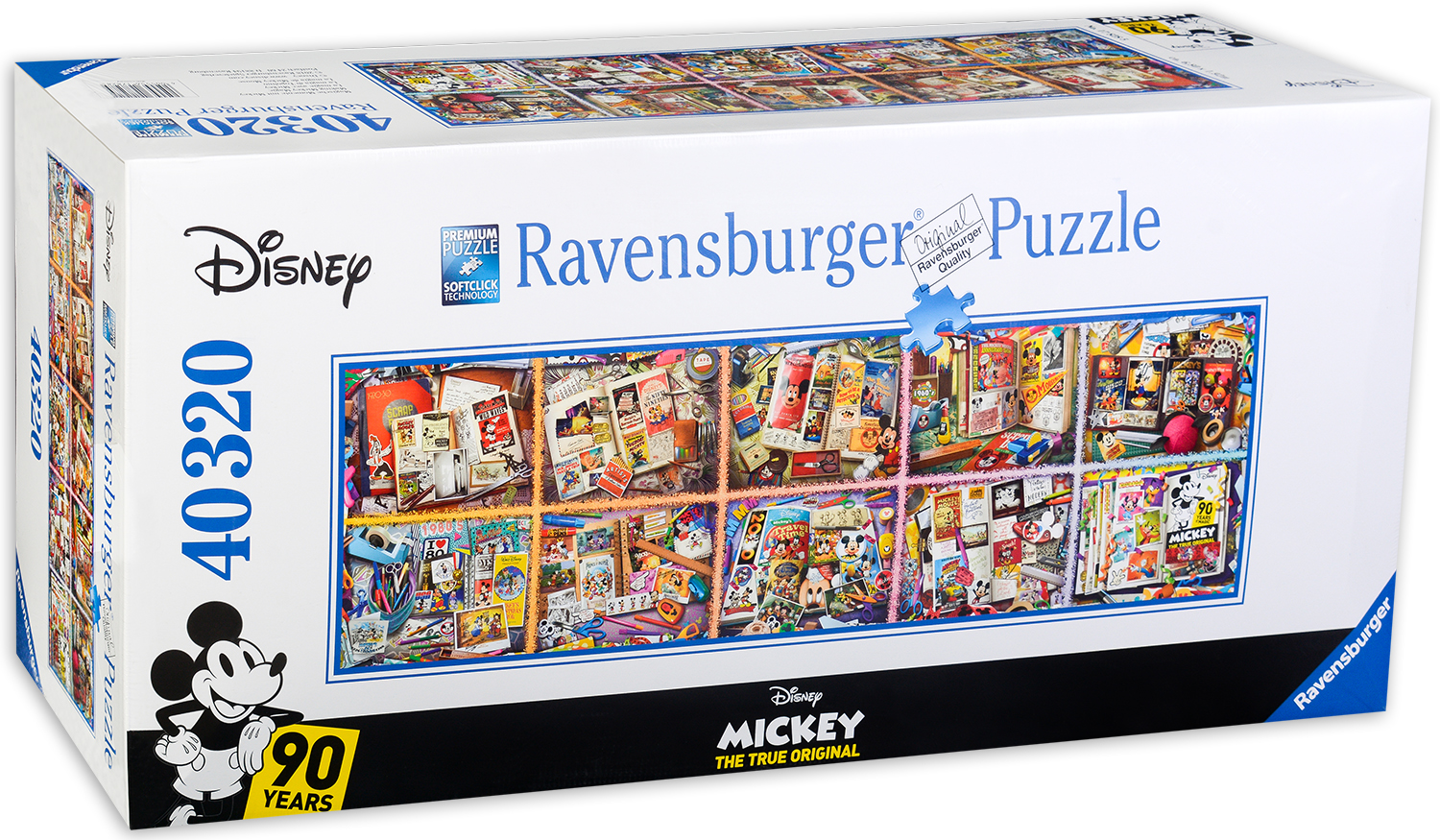 Puzzle panoramic Ravensburger din 40 320 de piese - Magia lui Minnie Mouse