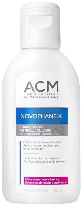 ACM Șampon medicamentos anti-mătreață Novophane K, 125 ml