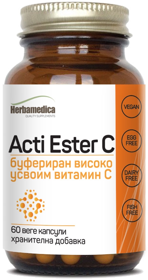 Acti Ester C, 500 mg, 60 capsule vege, Herbamedica