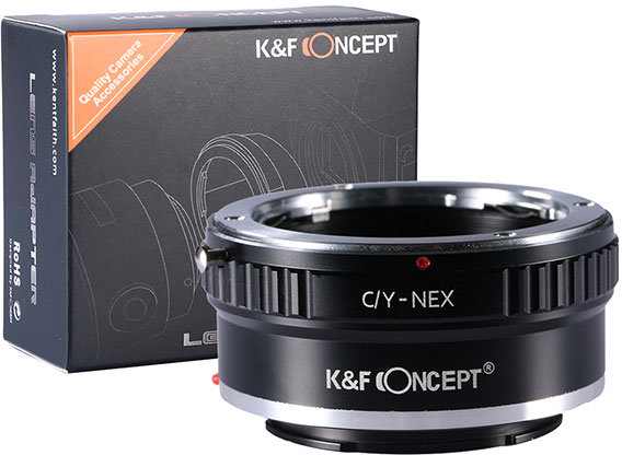 Adaptor K&F Concept - Contax/Yashica, pentru Sony E