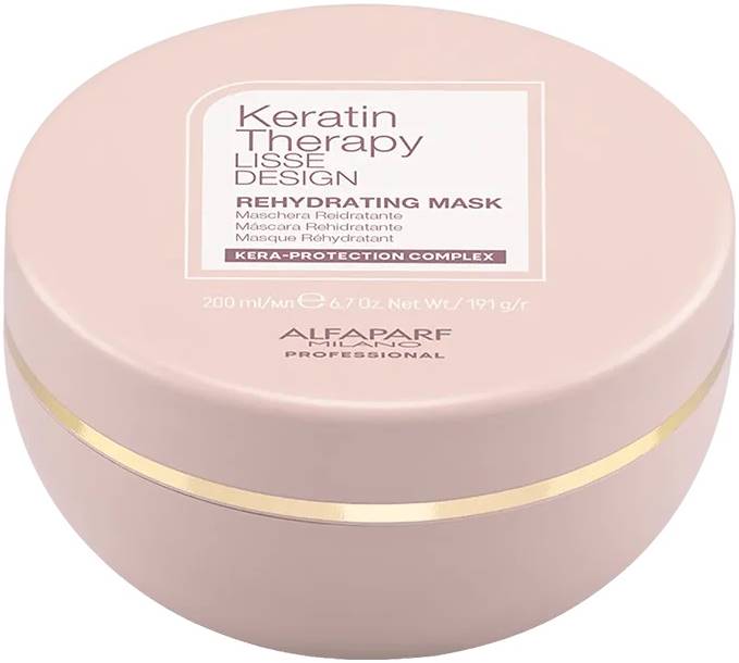 Alfaparf Keratin Therapy Mască de păr rehidratantă cu keratină, 200 ml