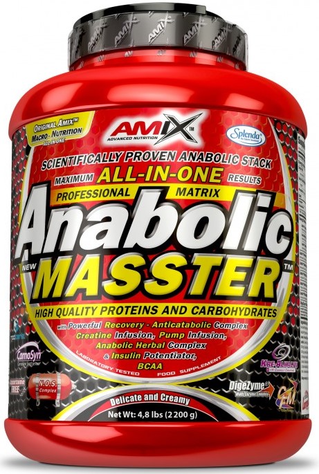 Anabolic Masster, căpșună, 2200 g, Amix