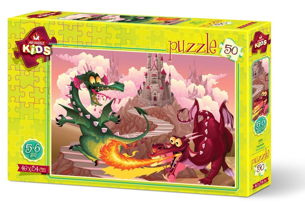 Puzzle Art Puzzle din 50 de piese - Dragoni