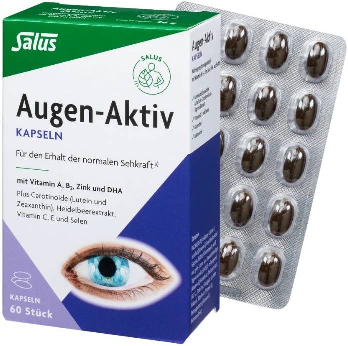Augen-Aktiv, 60 capsule, Salus