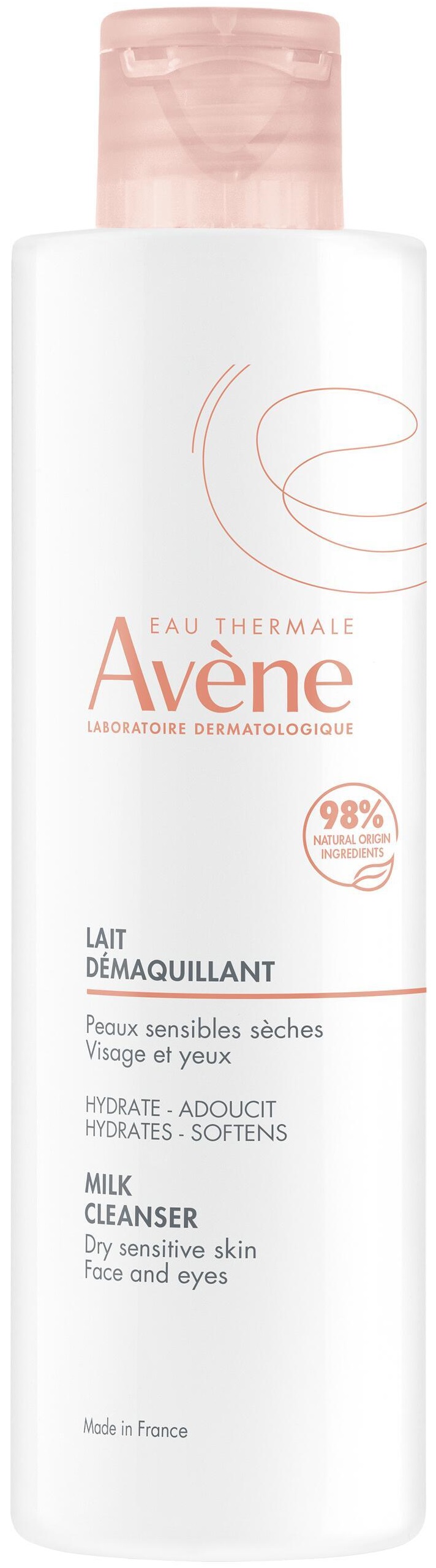Avène Les Essentiels Lapte demachiant, 200 ml