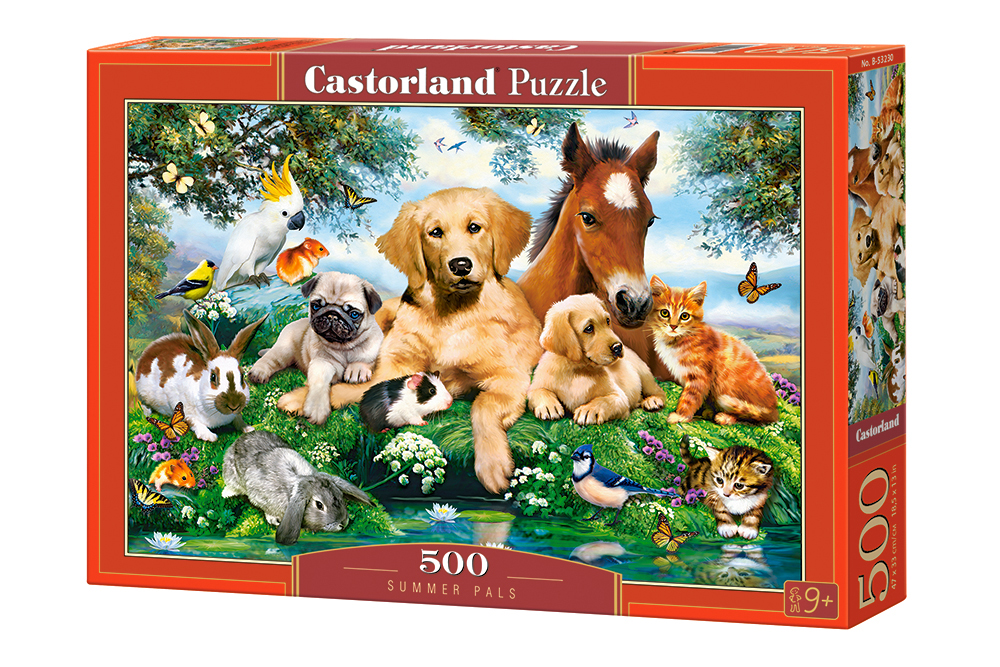 Puzzle Castorland din 500 de piese - Prieteni de vara