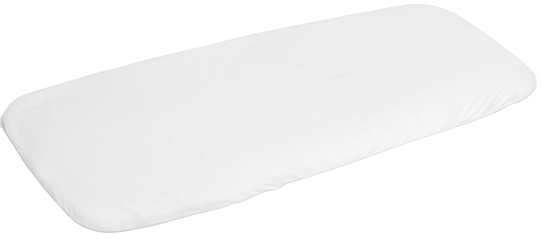 Cearceaf din bambus cu elastic Sensillo - Alb, 90 х 40 cm