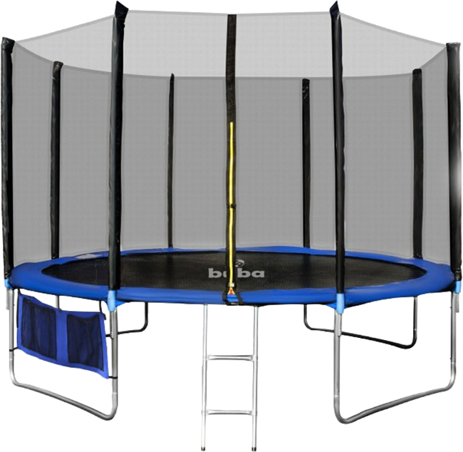 Trambulina pentru copii Buba - Ø 366 cm, cu plasa si scarita