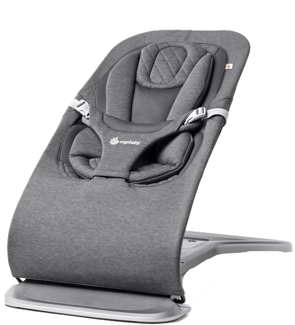 Șezlong pentru bebeluşi 3 in 1 Ergobaby - Evolve, Charcoal Gray