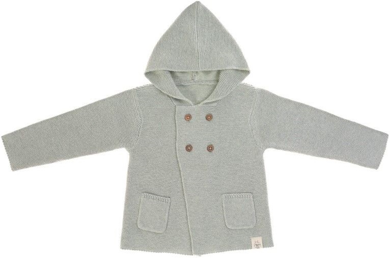 Jachetă pentru copii Lassig - 74-80 cm, 7-12 luni, gri