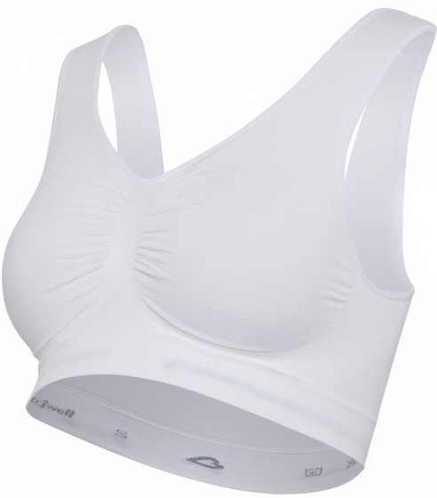 Sutien gravide, fara cusaturi Carriwell, marimea M, alb