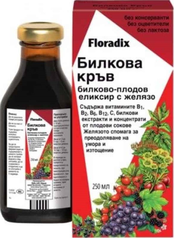 Sânge din plante, 250 ml, Floradix
