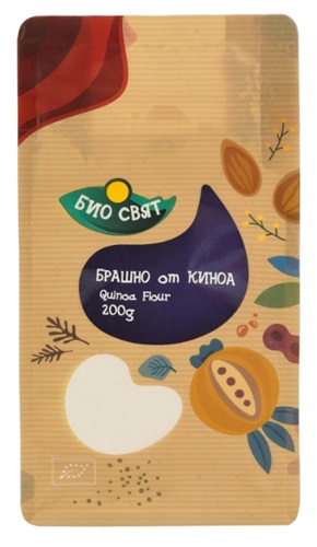 Făină bio de quinoa, 200 g, Biosvyat