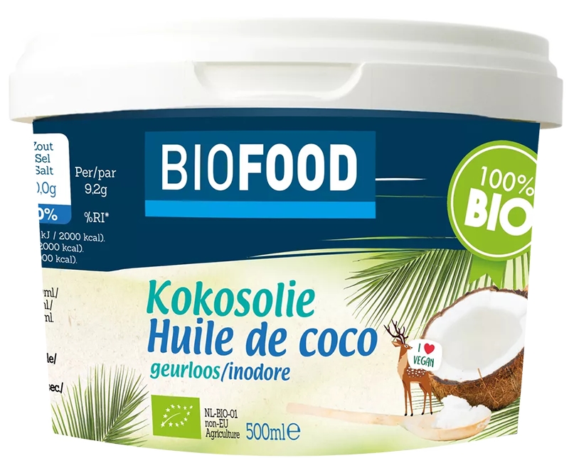 Ulei bio de cocos, 500 ml, Biofood