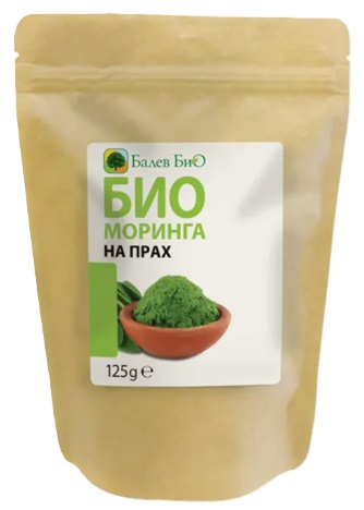 Pudră de moringa organică, 125 g, Balev Bio