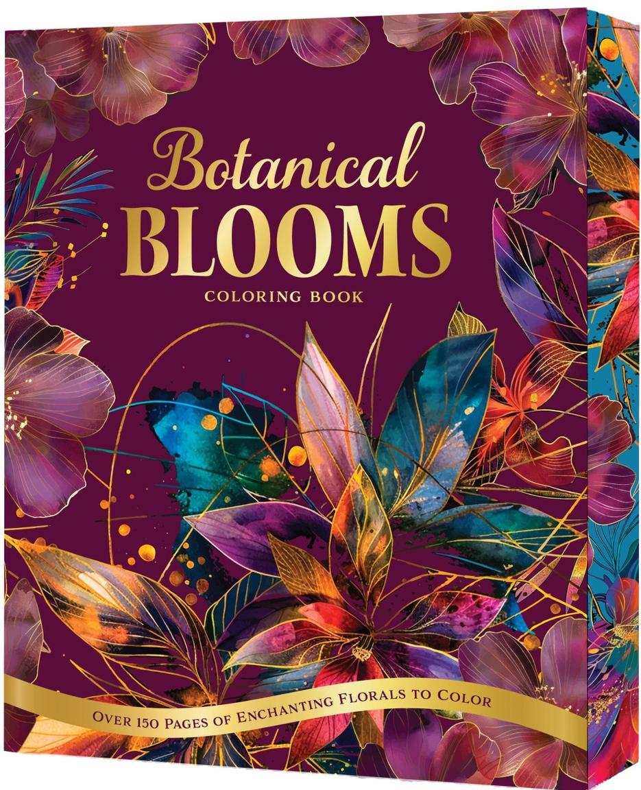 Botanical Blooms (Coloring Book)
