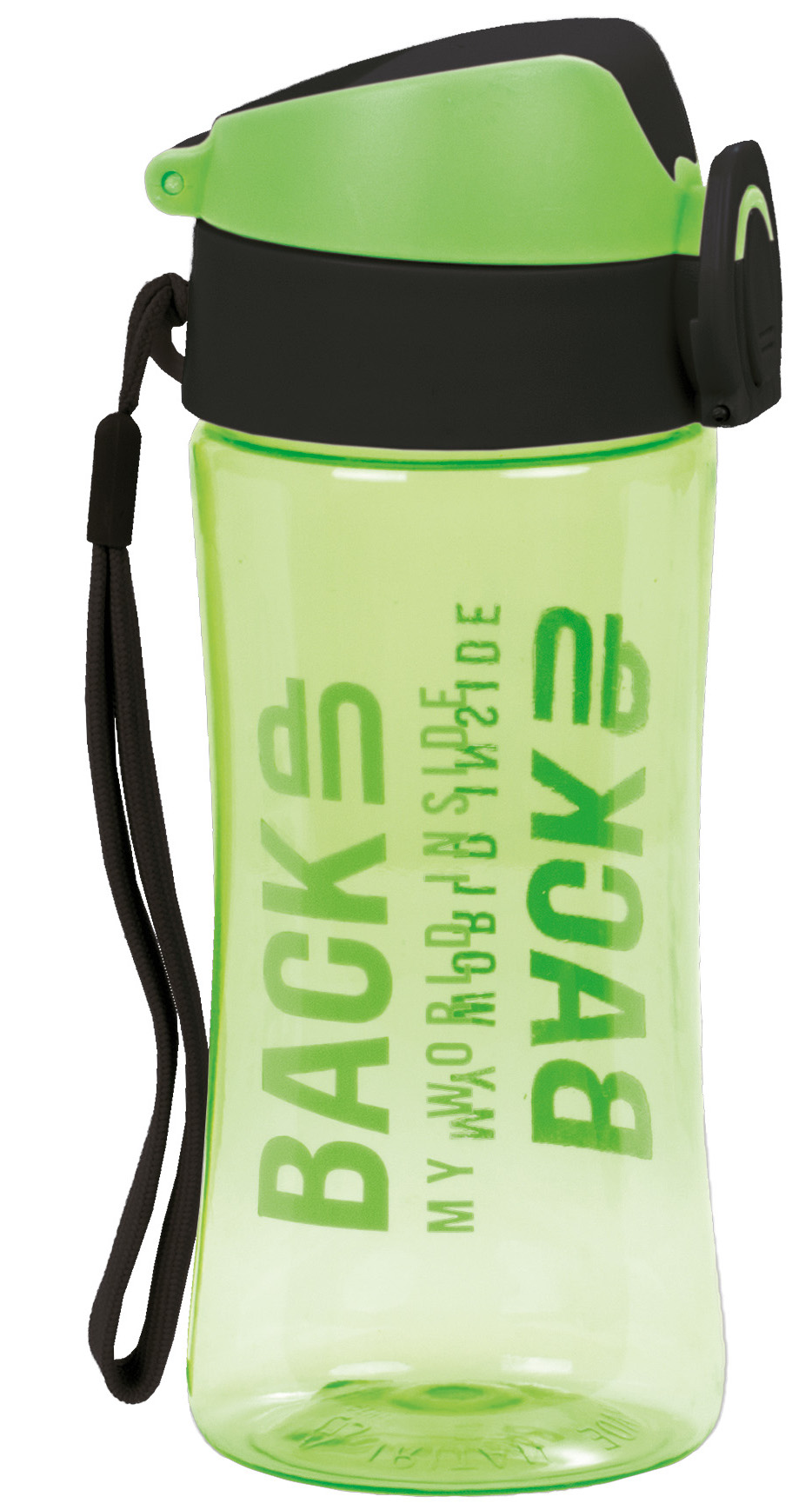 BackUp sticlă de apă 6 A - 400 ml, verde