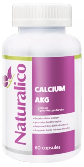 Calcium AKG, 60 capsule, Naturalico
